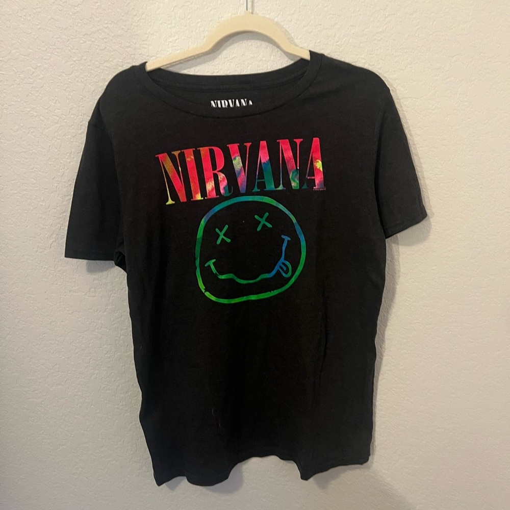 Nirvana Black Graphic T-Shirt